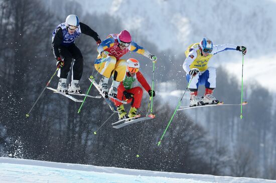 2014 Winter Olympics. Freestyle skiing. Men. Ski cross