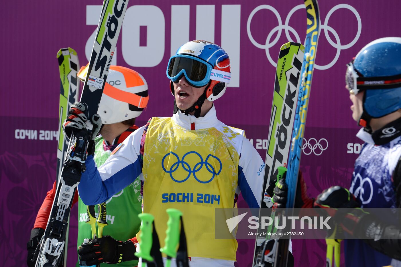 2014 Winter Olympics. Freestyle skiing. Men. Ski cross