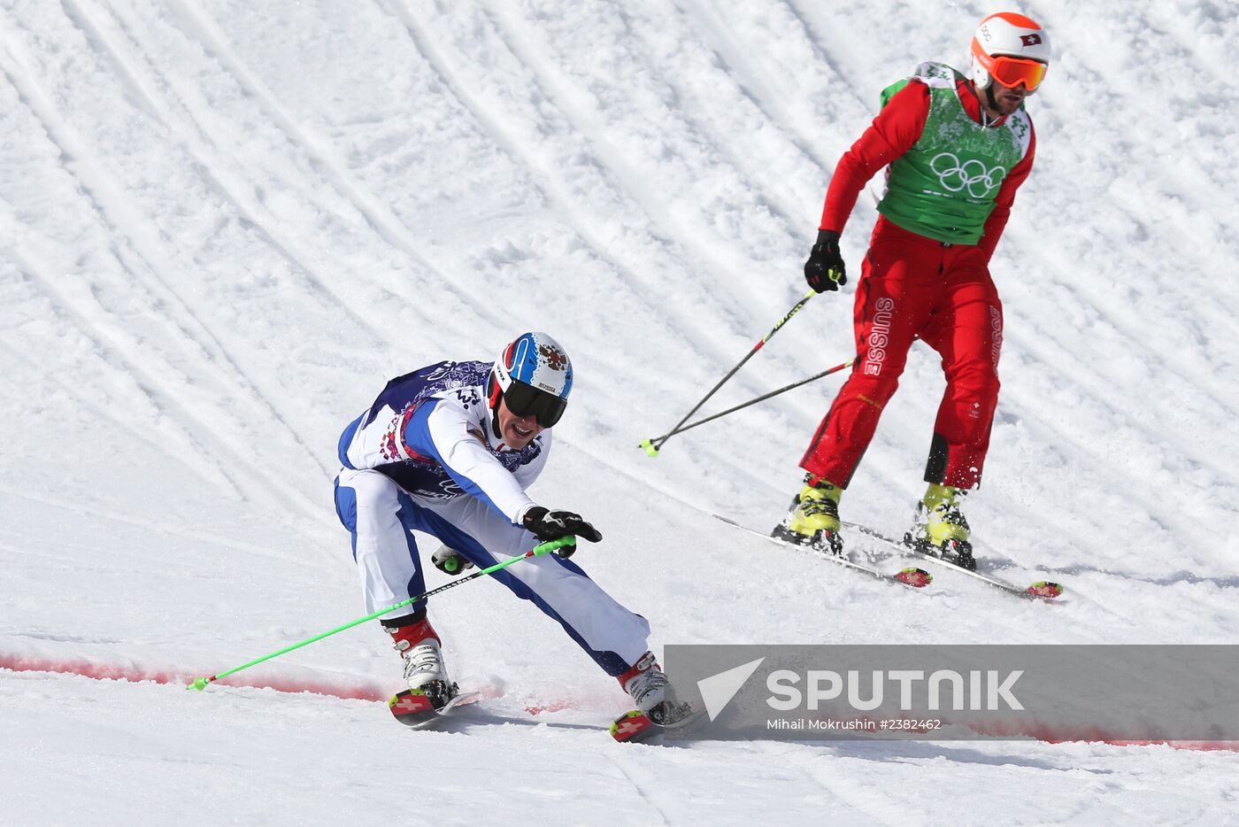 2014 Winter Olympics. Freestyle skiing. Men. Ski cross
