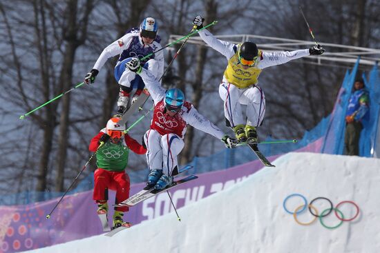 2014 Winter Olympics. Freestyle skiing. Men. Ski cross