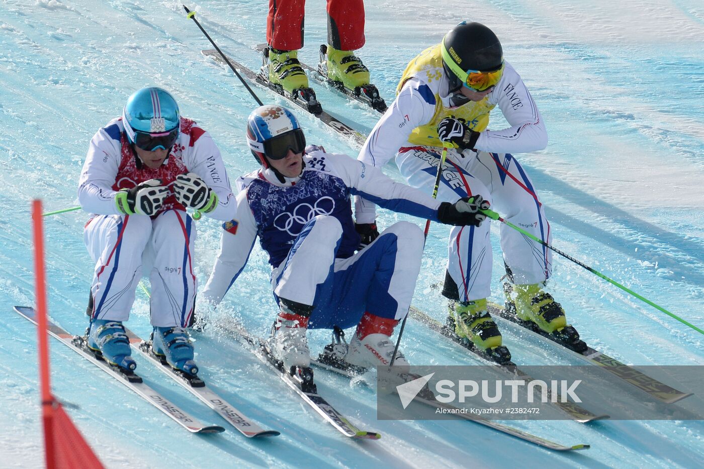 2014 Winter Olympics. Freestyle skiing. Men. Ski cross