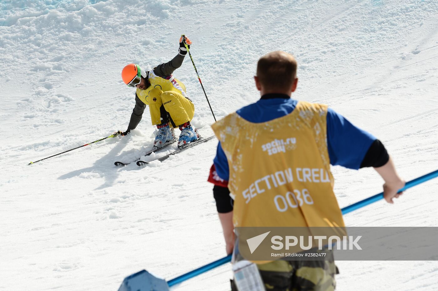 2014 Winter Olympics. Freestyle skiing. Men. Ski cross