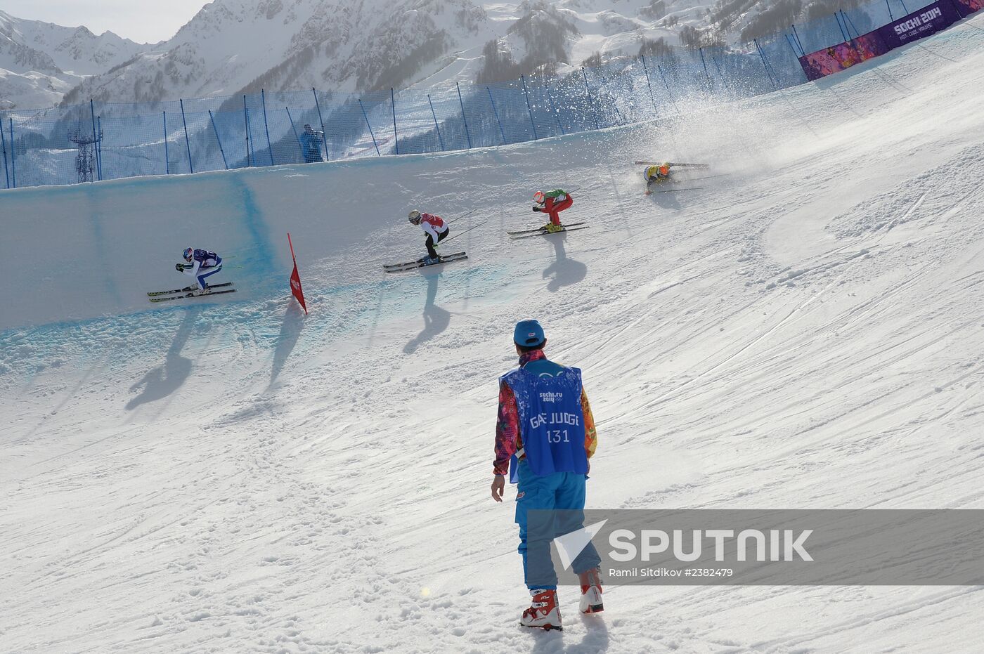 2014 Winter Olympics. Freestyle skiing. Men. Ski cross