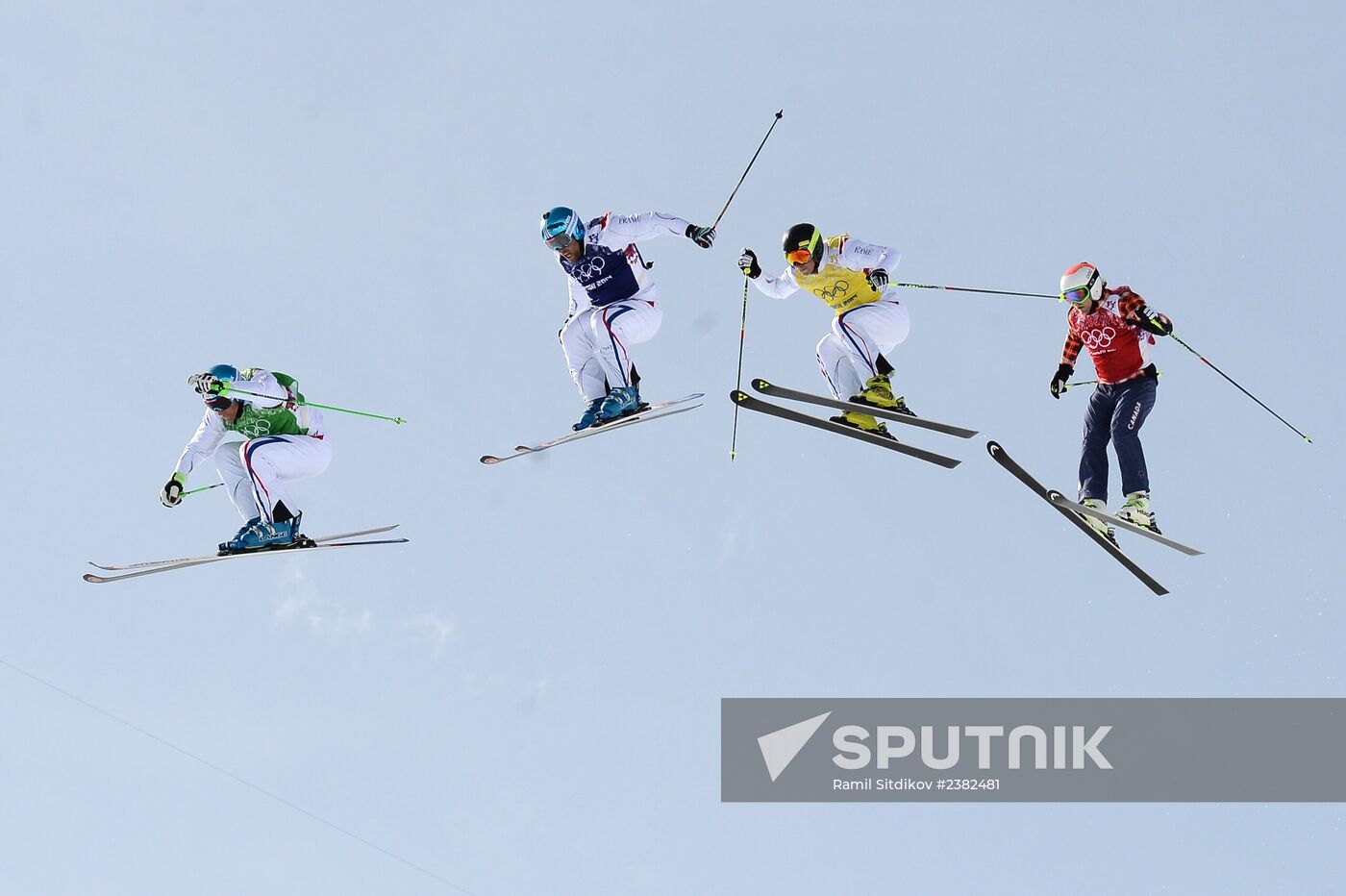 2014 Winter Olympics. Freestyle. Men. Ski cross