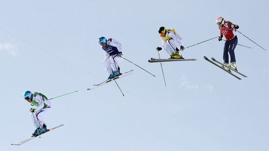 2014 Winter Olympics. Freestyle skiing. Men. Ski cross