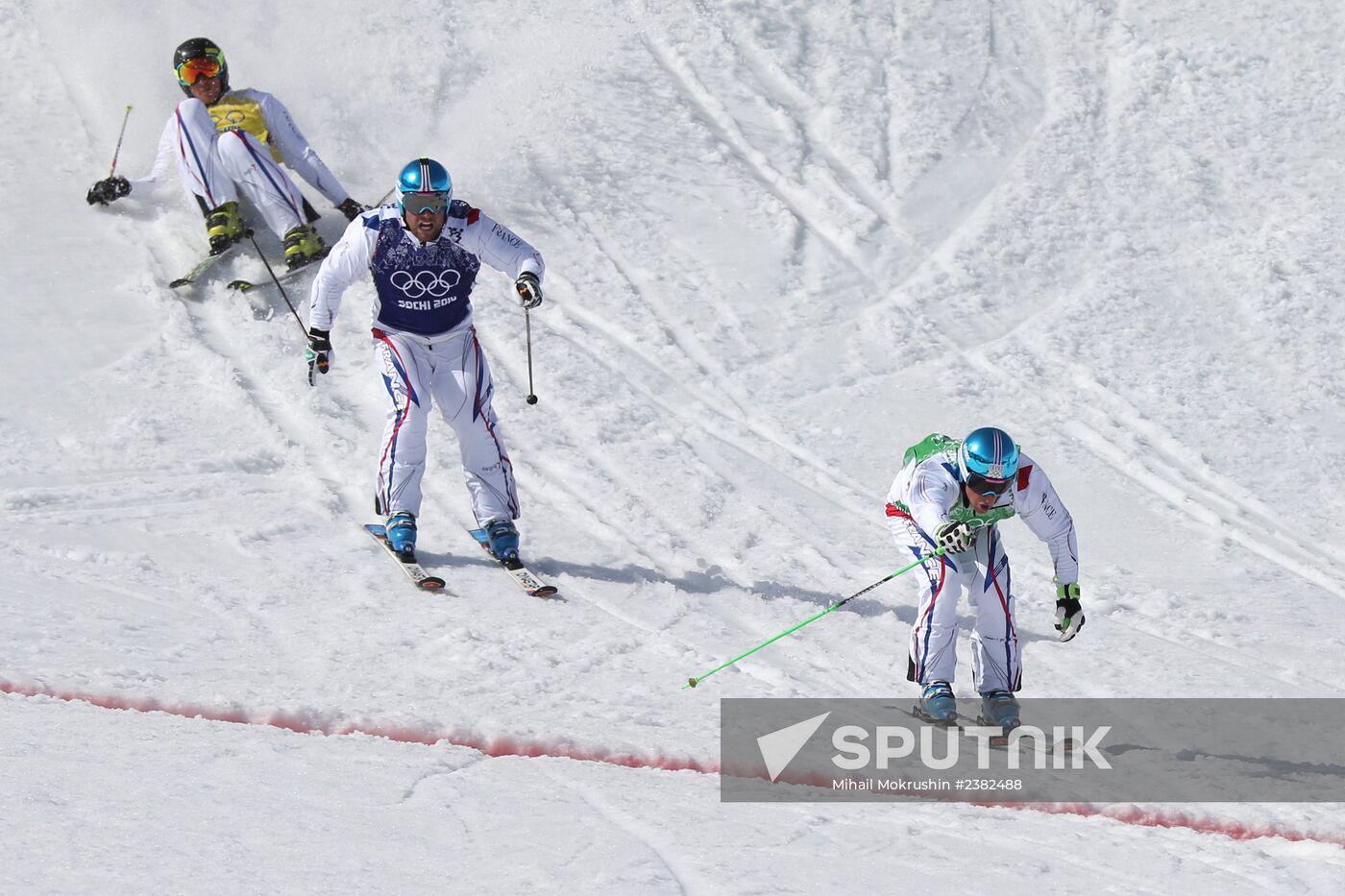 2014 Winter Olympics. Freestyle skiing. Men. Ski cross