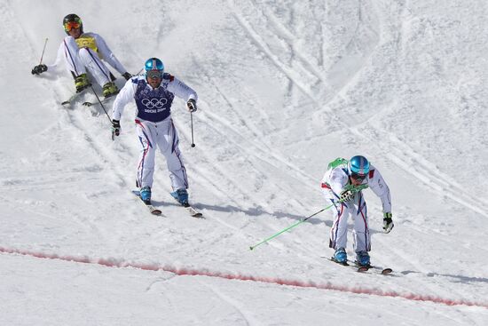 2014 Winter Olympics. Freestyle skiing. Men. Ski cross