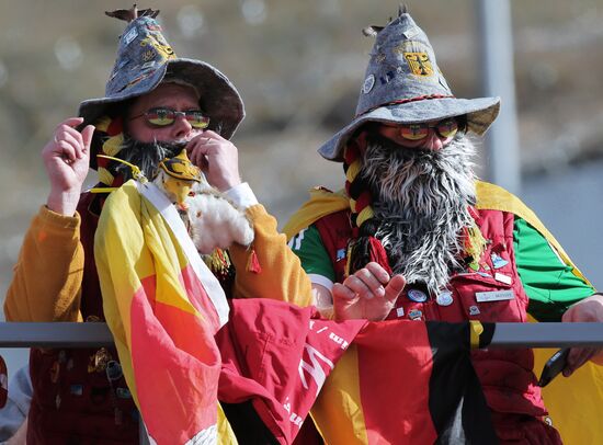 2014 Winter Olympics. Nordic combined. Team events