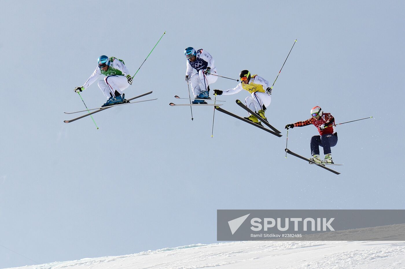 2014 Winter Olympics. Freestyle skiing. Men. Ski cross
