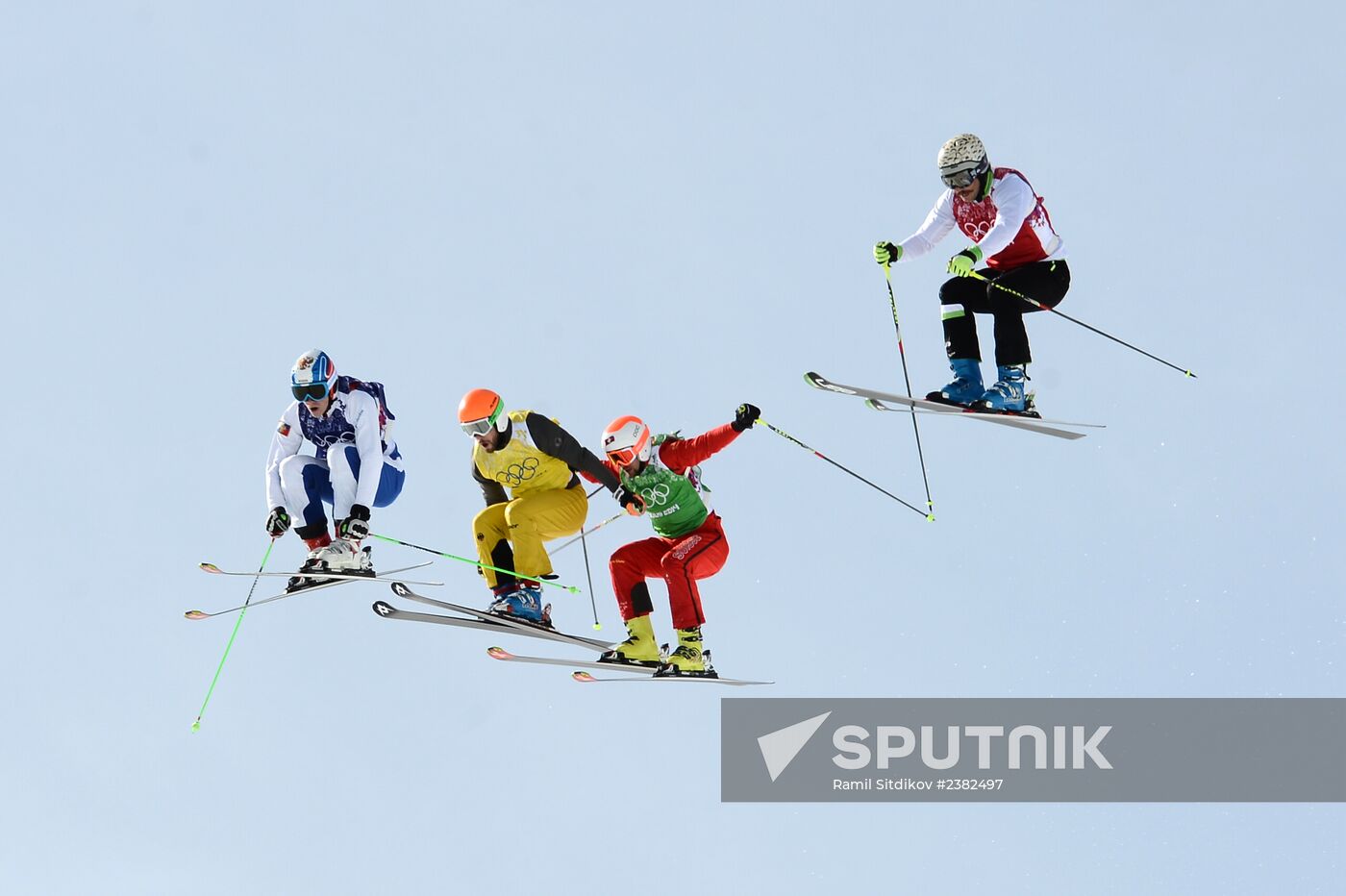 2014 Winter Olympics. Freestyle skiing. Men. Ski cross
