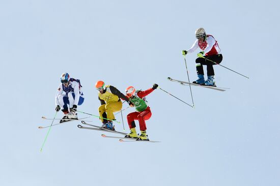 2014 Winter Olympics. Freestyle skiing. Men. Ski cross