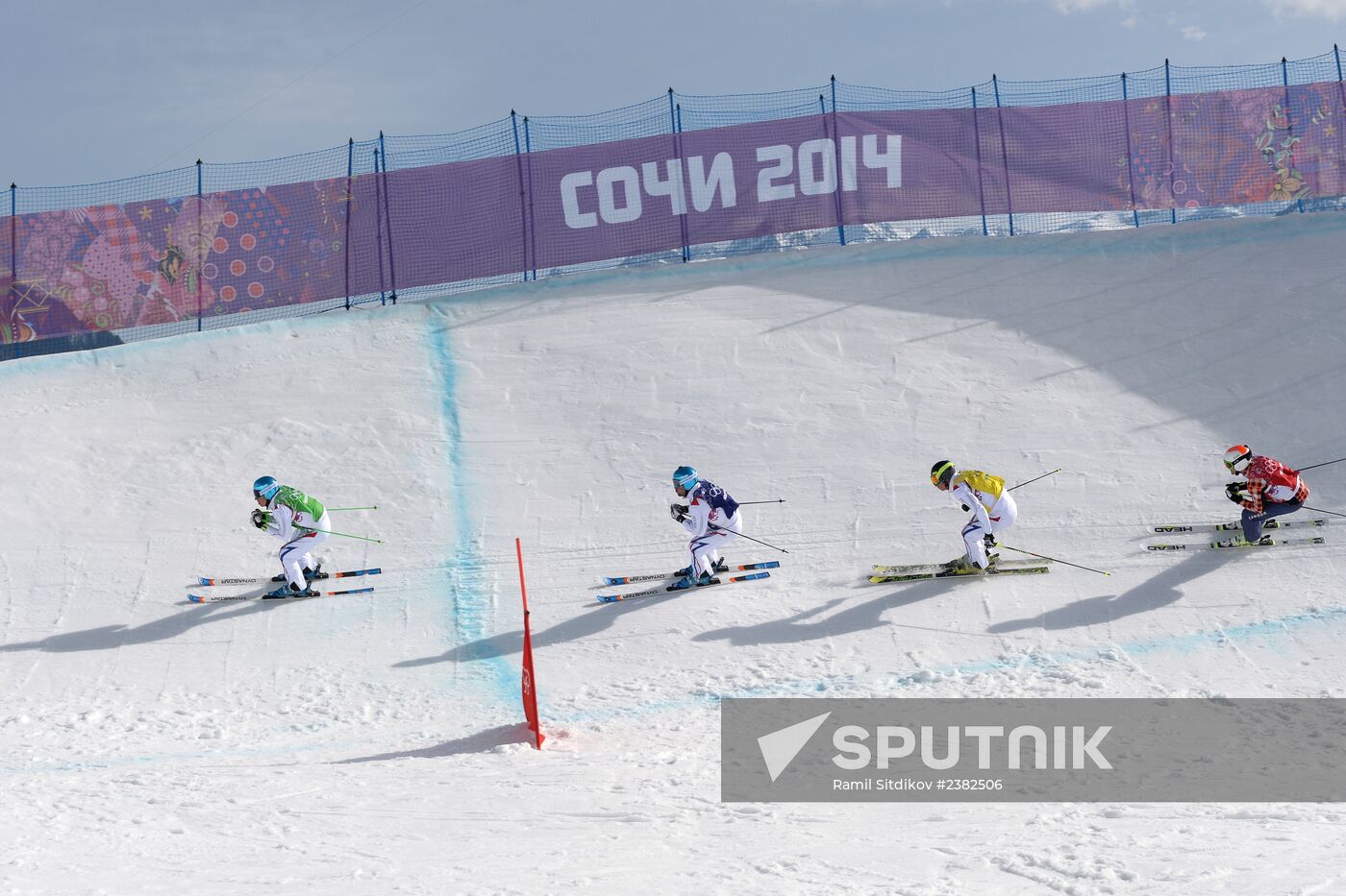 2014 Winter Olympics. Freestyle skiing. Men. Ski cross