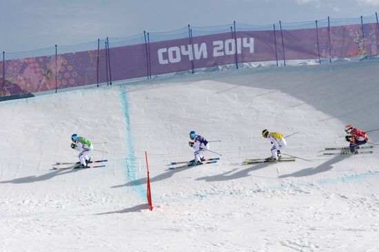 2014 Winter Olympics. Freestyle skiing. Men. Ski cross