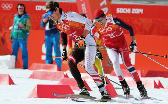 2014 Winter Olympics. Nordic combined. Team events