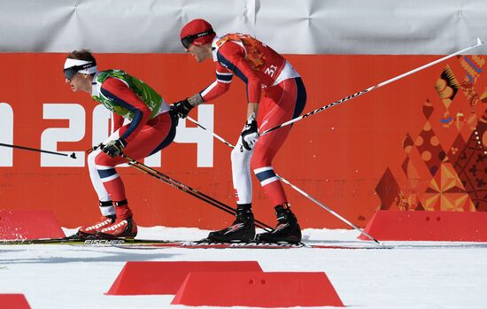 2014 Winter Olympics. Nordic combined. Team events