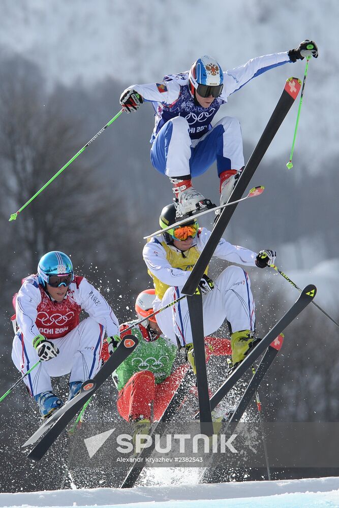 2014 Winter Olympics. Freestyle skiing. Men. Ski cross