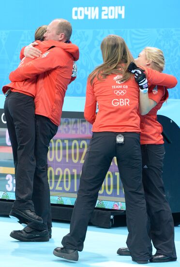 2014 Winter Olympics. Curling. Women. Bronze Medal Match