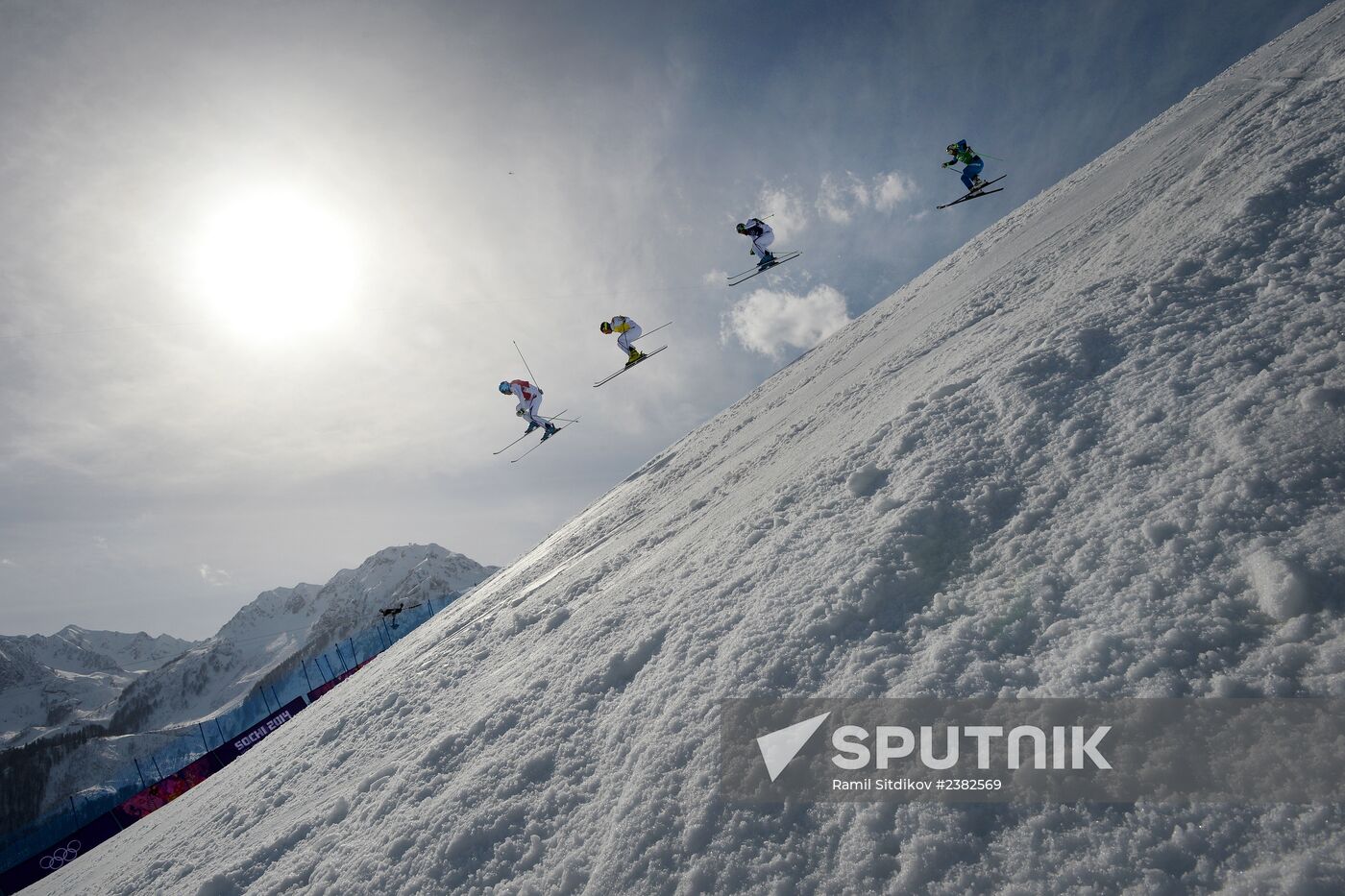 2014 Winter Olympics. Freestyle skiing. Men. Ski cross