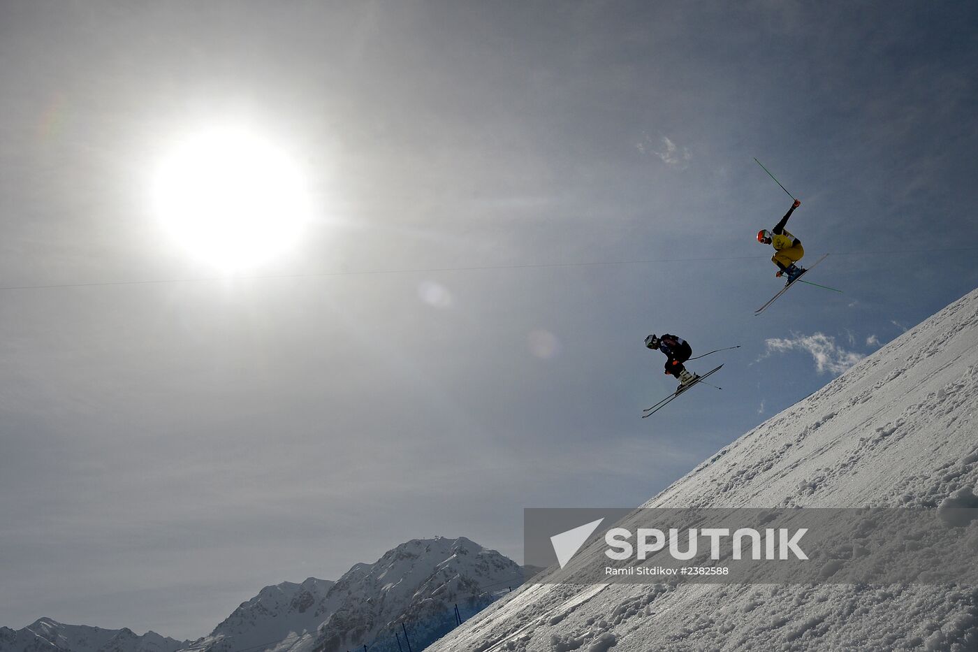2014 Winter Olympics. Freestyle skiing. Men. Ski cross