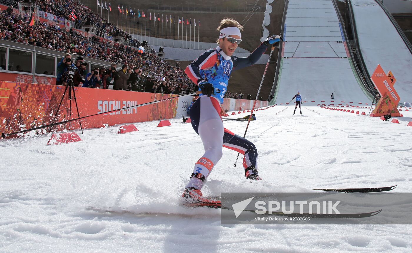 2014 Winter Olympics. Nordic combined. Team events