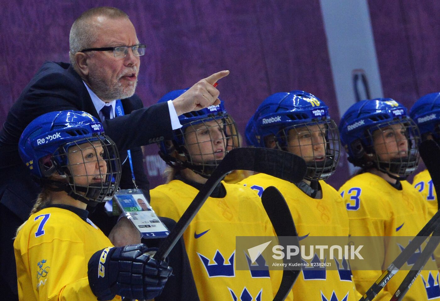 2014 Winter Olympics. Ice hockey. Women. Bronze medal match