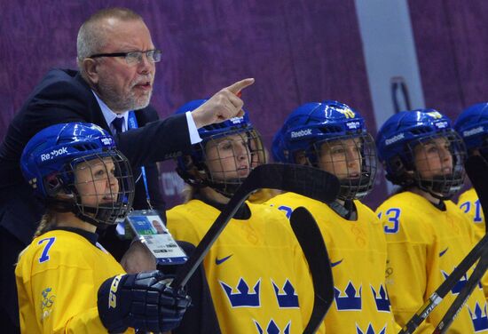 2014 Winter Olympics. Ice hockey. Women. Bronze medal match
