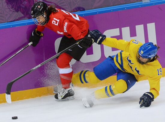 2014 Winter Olympics. Ice hockey. Women. Bronze medal match