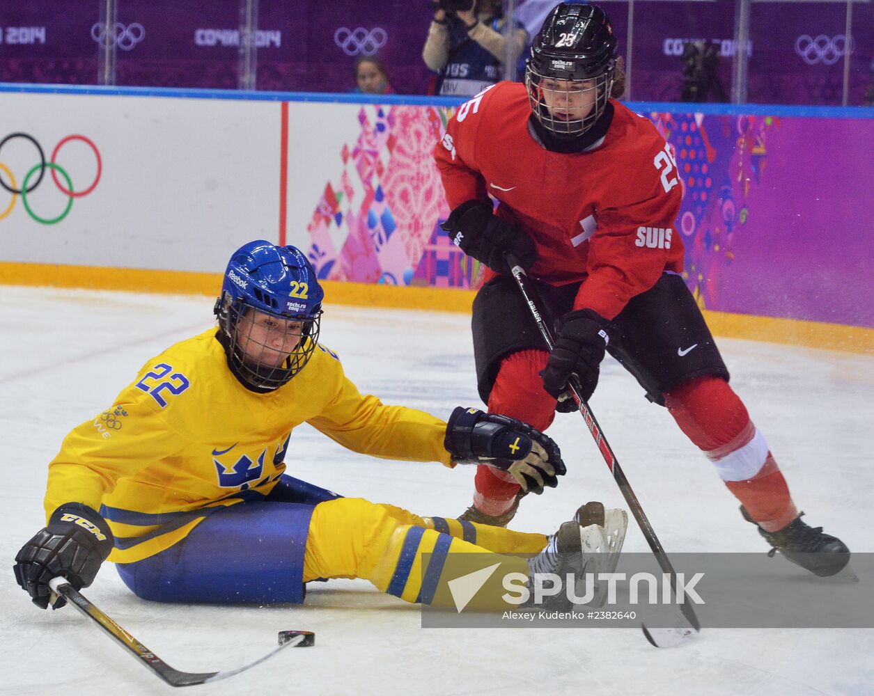 2014 Winter Olympics. Ice hockey. Women. Bronze medal match