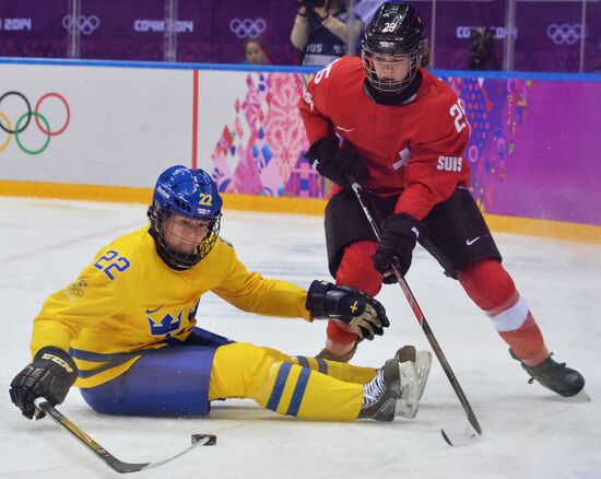 2014 Winter Olympics. Ice hockey. Women. Bronze medal match