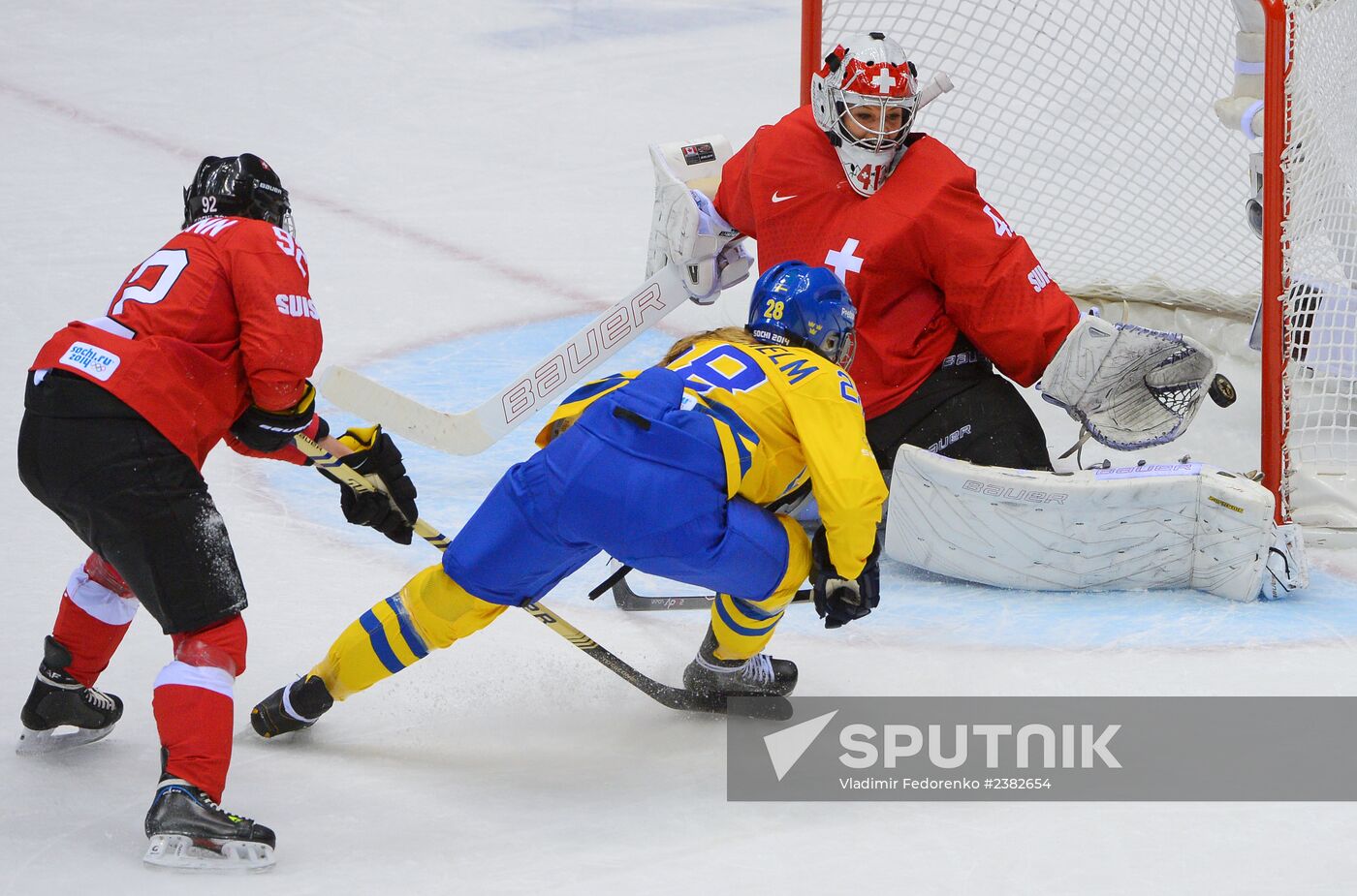 2014 Winter Olympics. Ice hockey. Women. Bronze medal match