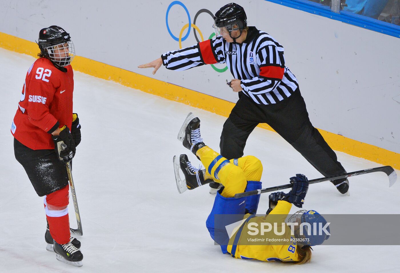 2014 Winter Olympics. Hockey. Women. Bronze Medal Match