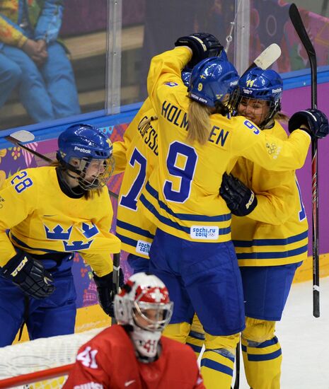 2014 Winter Olympics. Hockey. Women. Bronze Medal Match