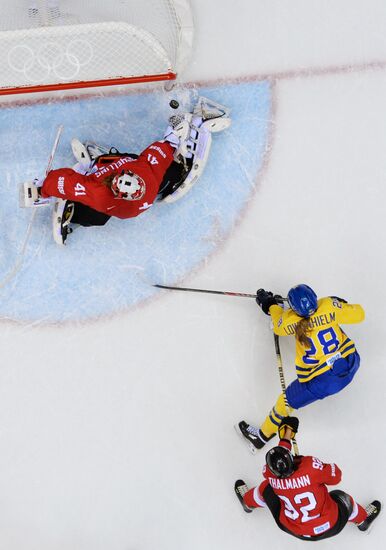 2014 Winter Olympics. Ice hockey. Women. Bronze medal match