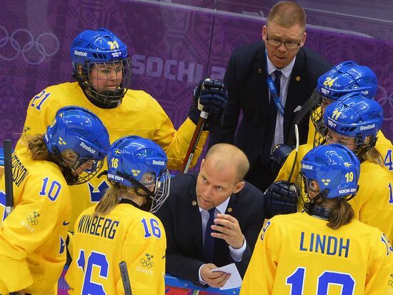 2014 Winter Olympics. Hockey. Women. Bronze Medal Match
