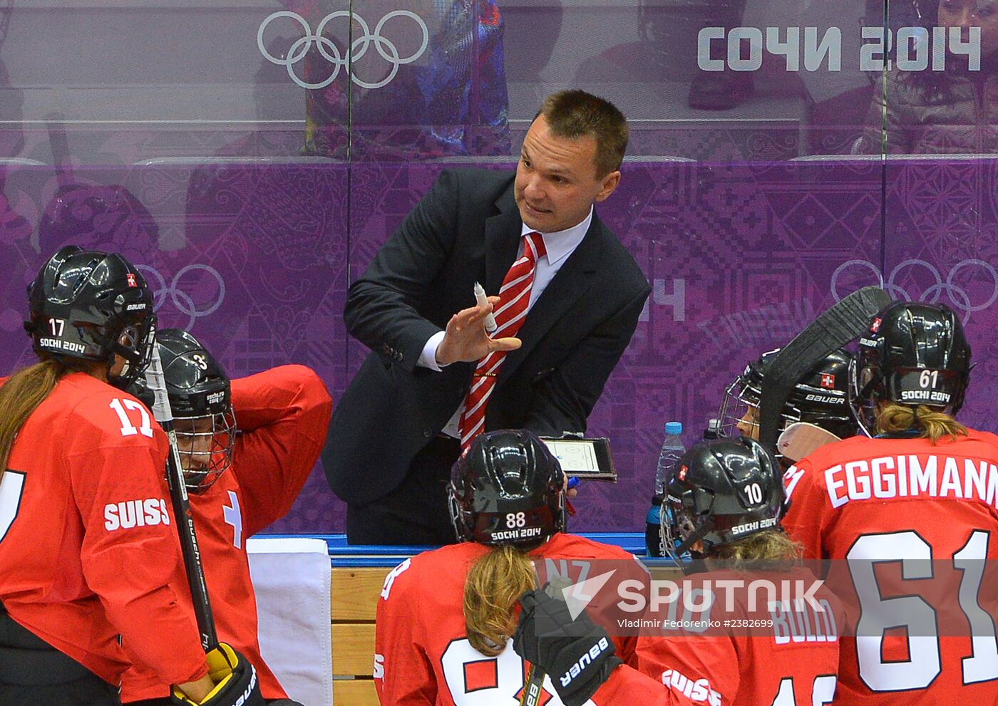 2014 Winter Olympics. Ice hockey. Women. Bronze medal match