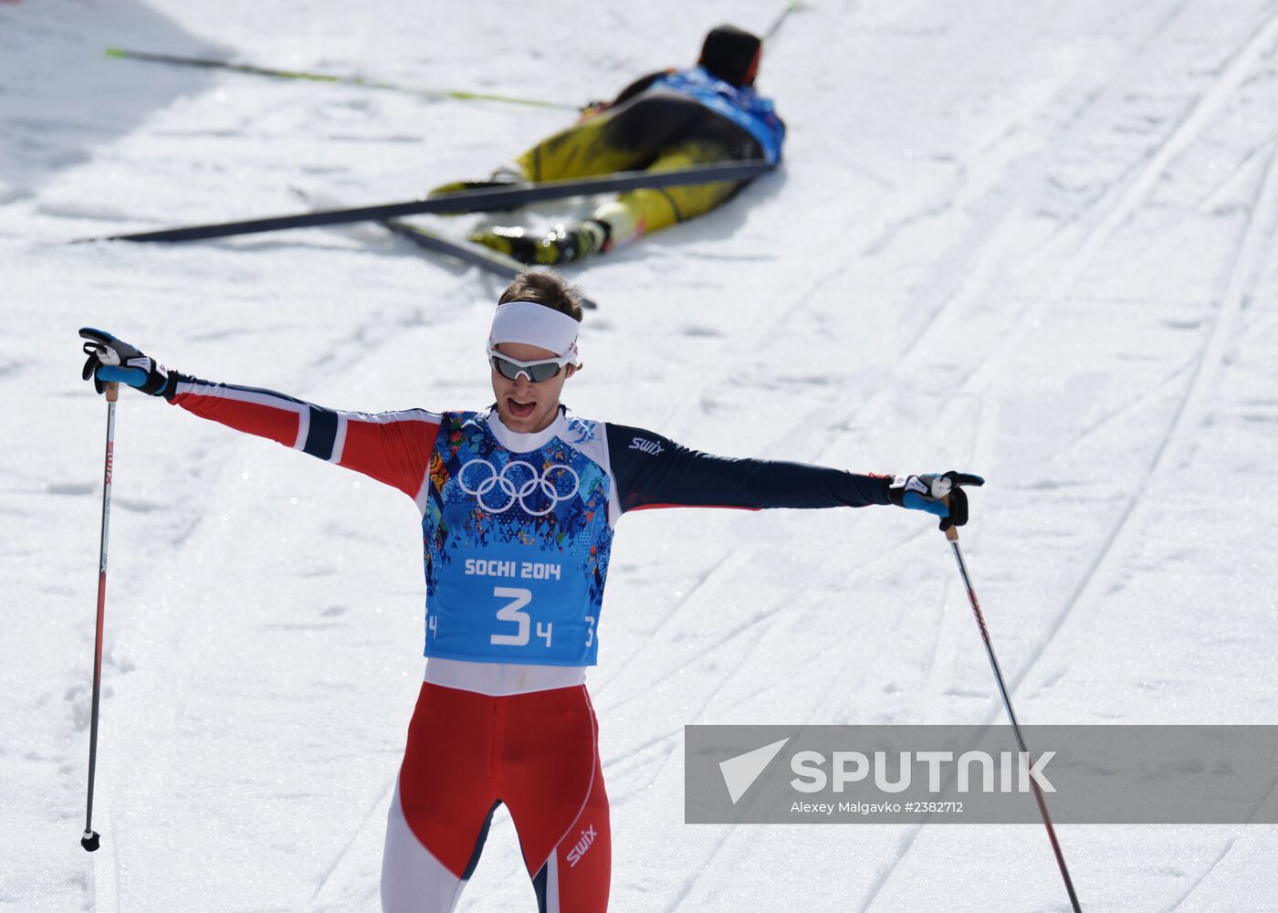 2014 Winter Olympics. Nordic combined. Team events