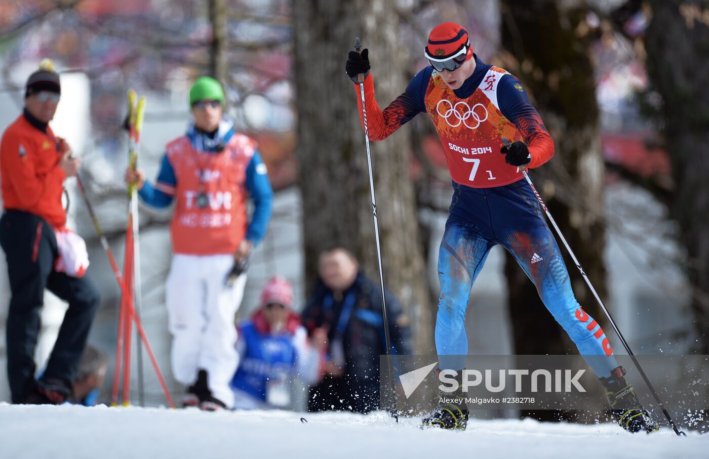 2014 Winter Olympics. Nordic combined. Team events