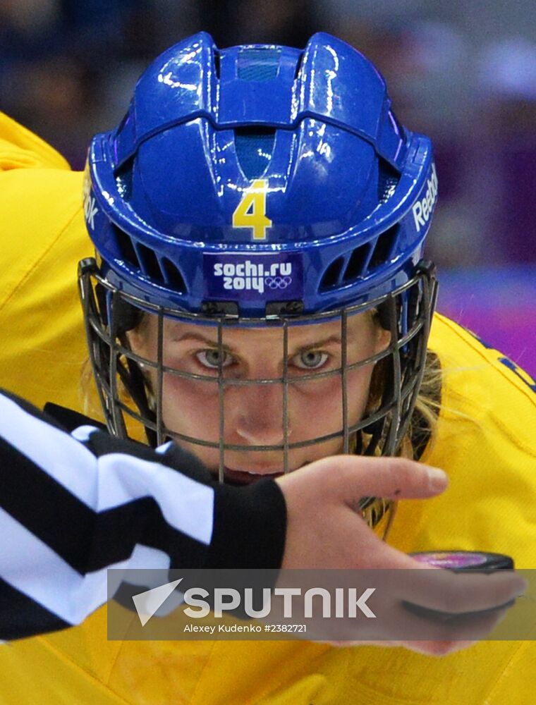 2014 Winter Olympics. Hockey. Women. Bronze Medal Match