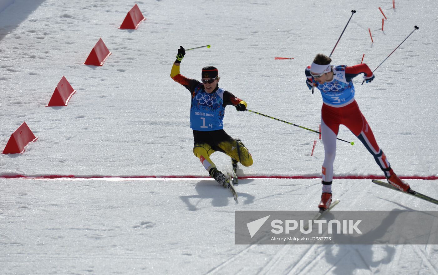 2014 Winter Olympics. Nordic combined. Team events