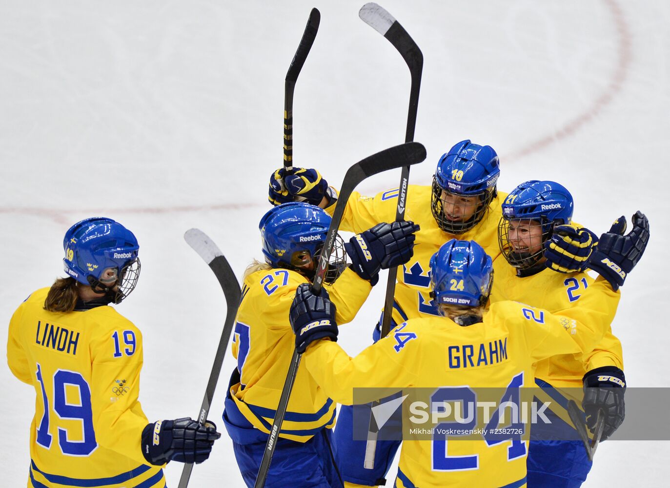 2014 Winter Olympics. Ice hockey. Women. Bronze medal match
