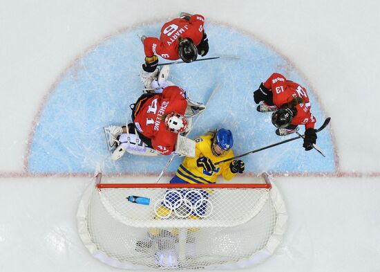 2014 Winter Olympics. Ice hockey. Women. Bronze medal match
