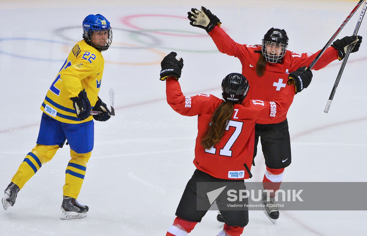 2014 Winter Olympics. Ice hockey. Women. Bronze medal match