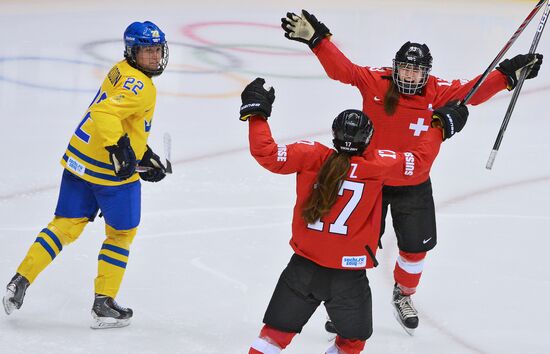 2014 Winter Olympics. Ice hockey. Women. Bronze medal match