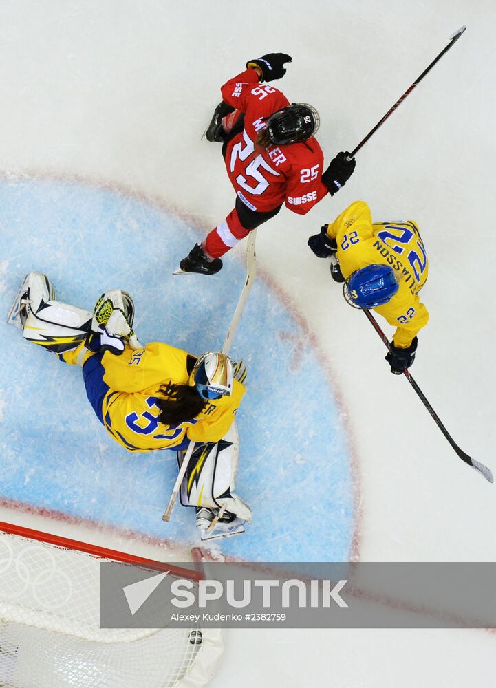 2014 Winter Olympics. Ice hockey. Women. Bronze medal match
