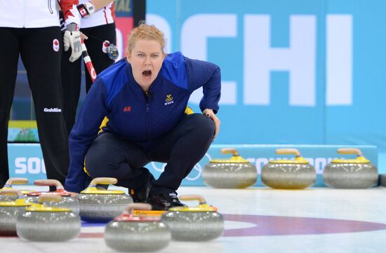 2014 Winter Olympics. Curling.Women. Finals