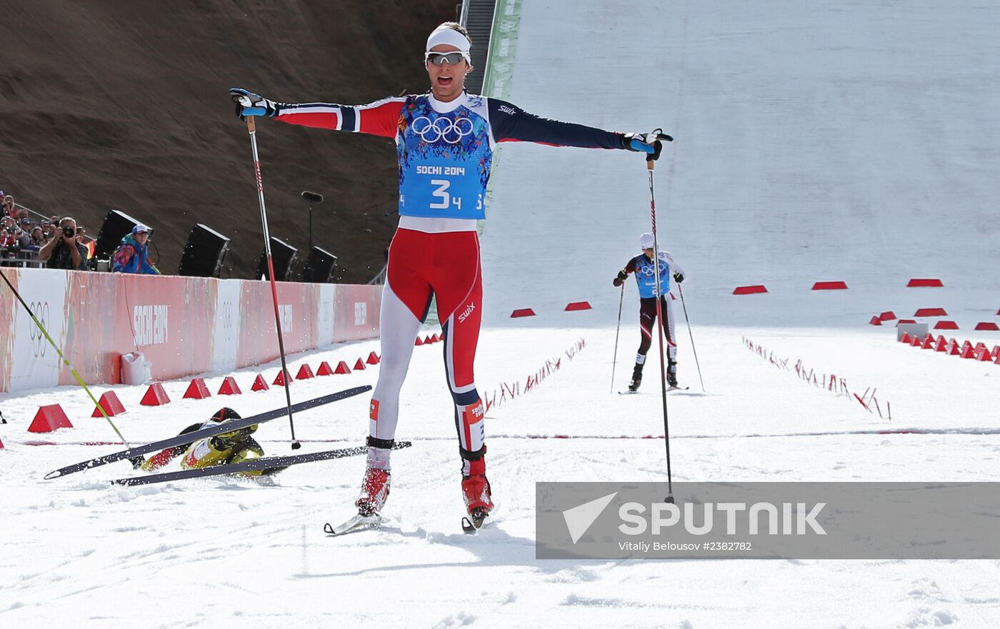 2014 Winter Olympics. Nordic combined. Team events