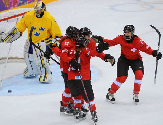 2014 Winter Olympics. Ice hockey. Women. Bronze medal match