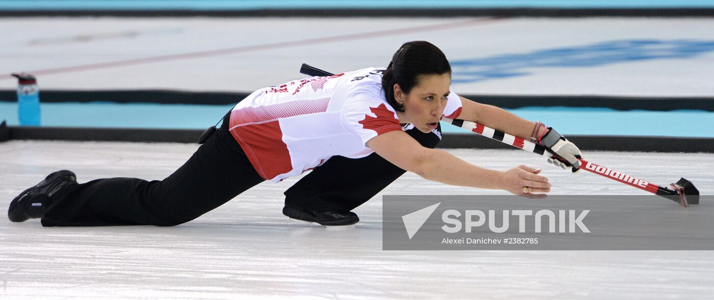 2014 Winter Olympics. Curling.Women. Finals