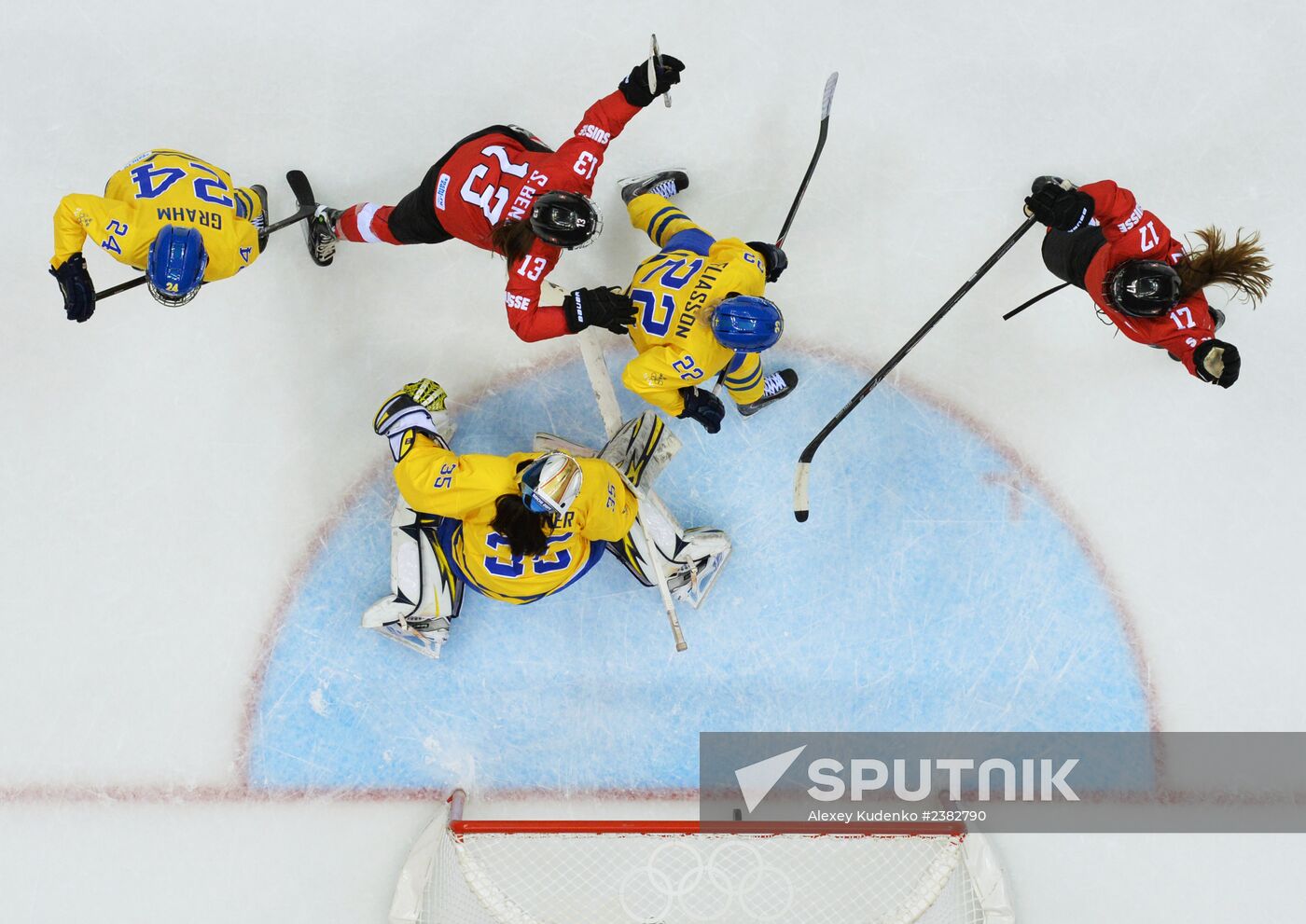 2014 Winter Olympics. Ice hockey. Women. Bronze medal match