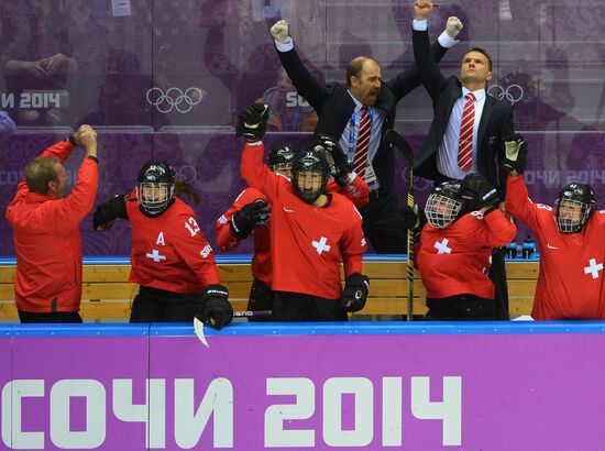 2014 Winter Olympics. Ice hockey. Women. Bronze medal match